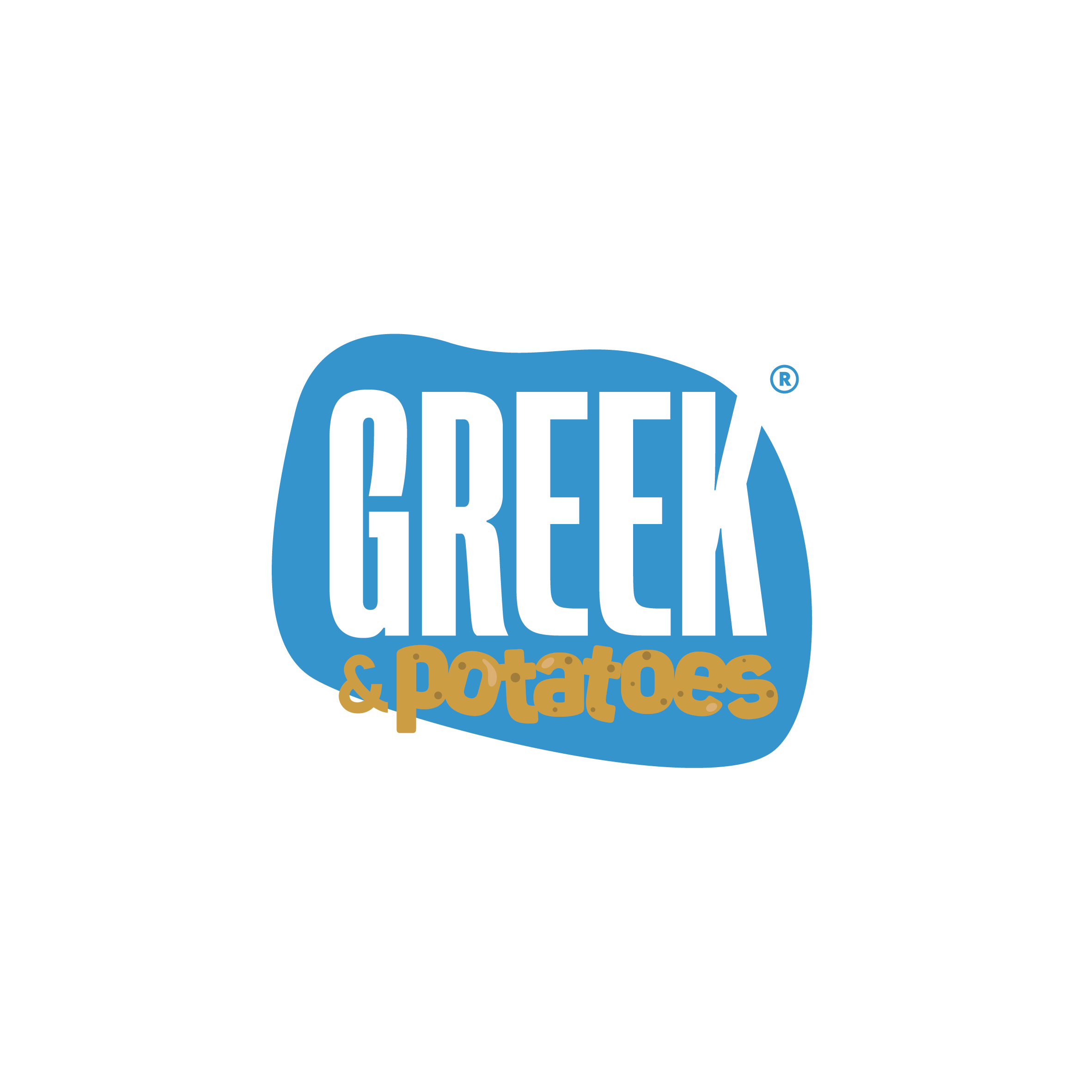 Greek and potatoes Belle-île logo 2